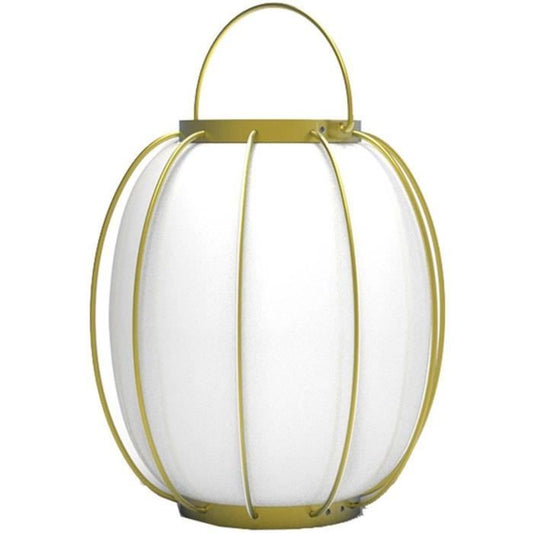 Cordless table lamp - LUMISKY - TULUM - H27 cm - Metal handle - Gold - Warm white and cool white LED