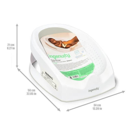 INGENUITY Baby Bath Seat, Comfort & Safety, Soft and Non-Slip Base - Can be used from birth to 6 months