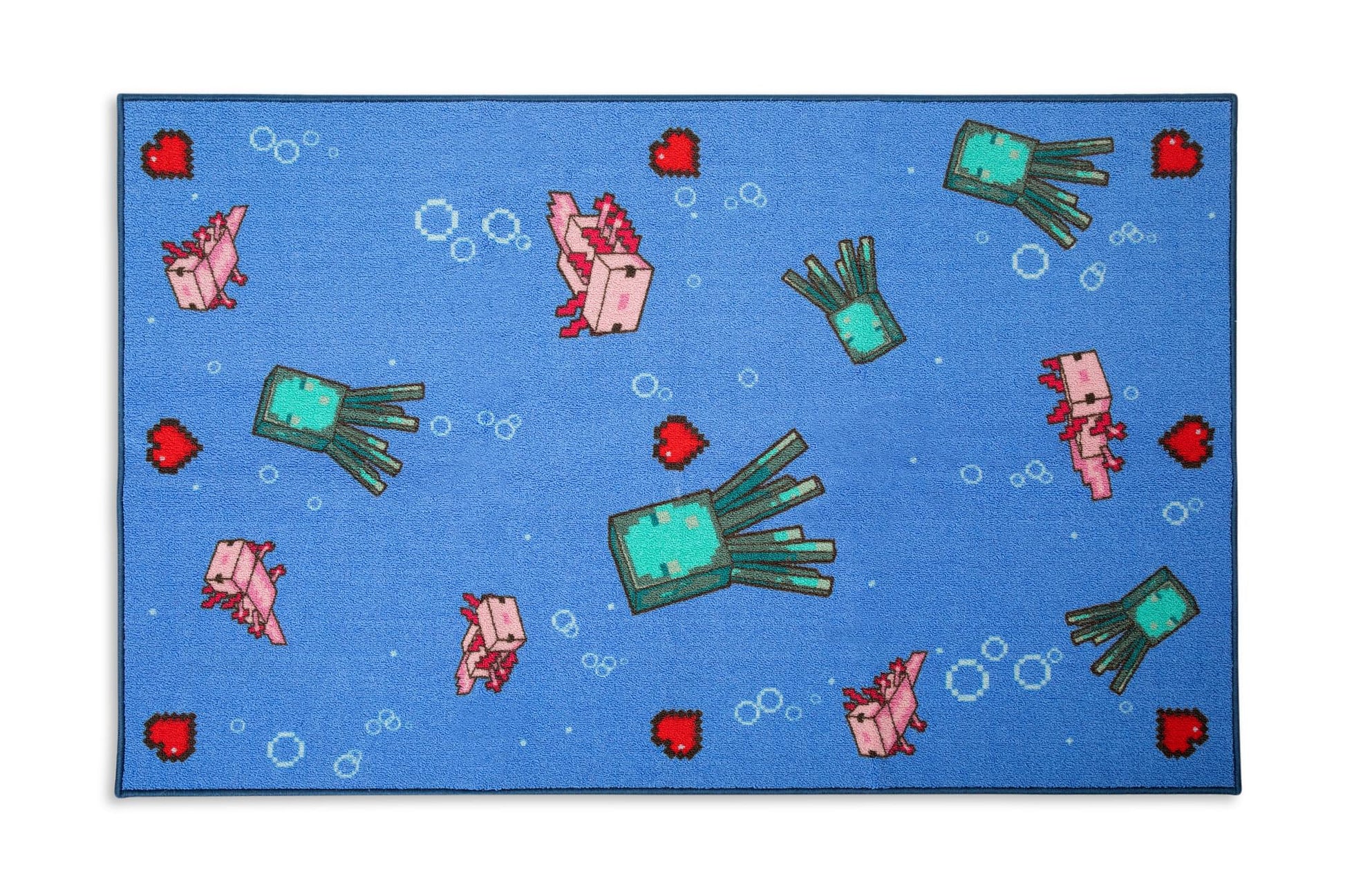 Minecraft Underwater Printed Area Rug | 60 x 39 Inches