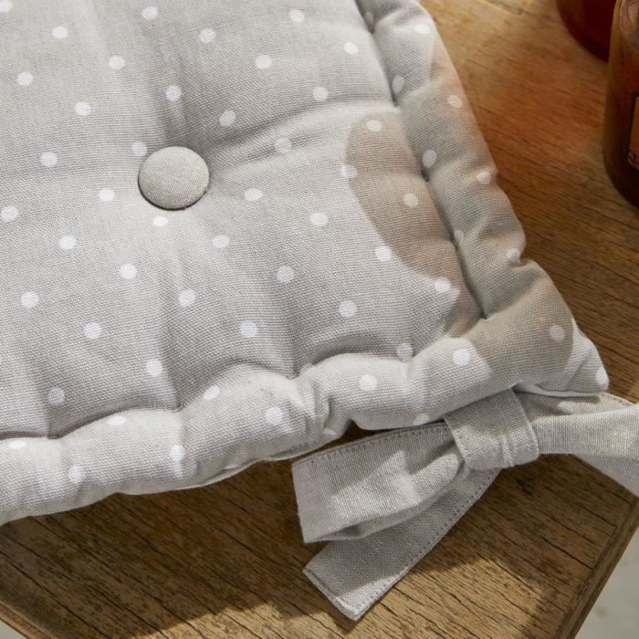 Quilted seat - TODAY - CHARME - Constance print - 40 x 40 cm