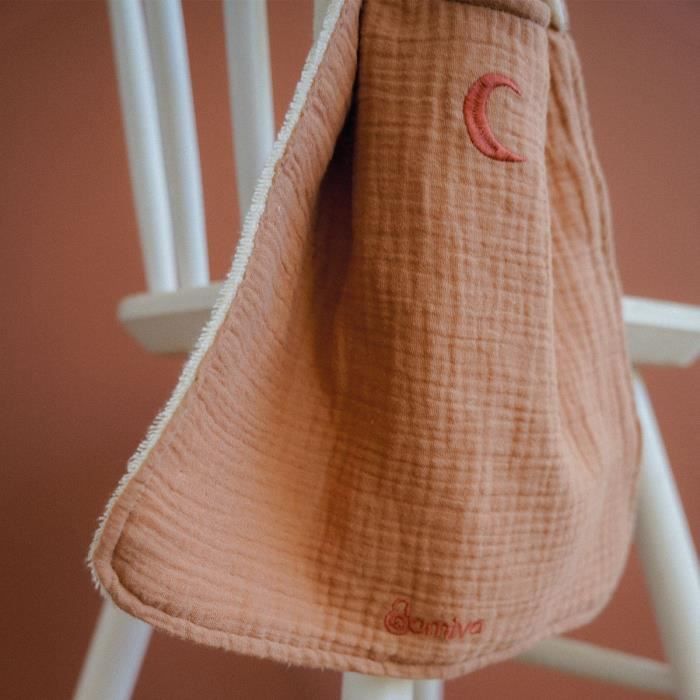 Pack of 2 bibs - DOMIVA - Savannah - American neckline - Soft and absorbent cotton