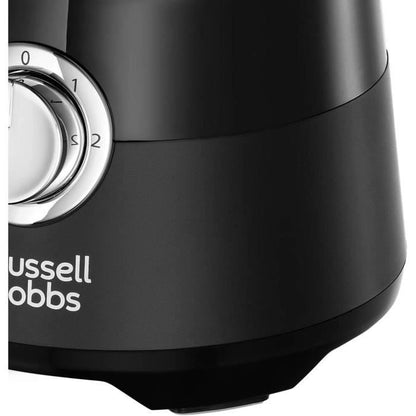 Blender - RUSSELL HOBBS - Matte Black 24722-56 - 650 W - Matte black - 1.5 L glass bowl - 2 speeds + pulse