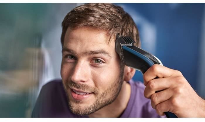 PHILIPS Hair & Beard Trimmer Series 5000 HC5612/15, 3 combs (2 hair + 1 beard), DualCut technology
