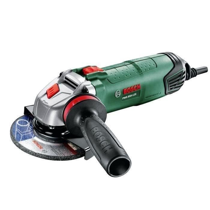Bosch hand grinder - PWS 850-125 + AVH + Diamond disc - 06033A270C