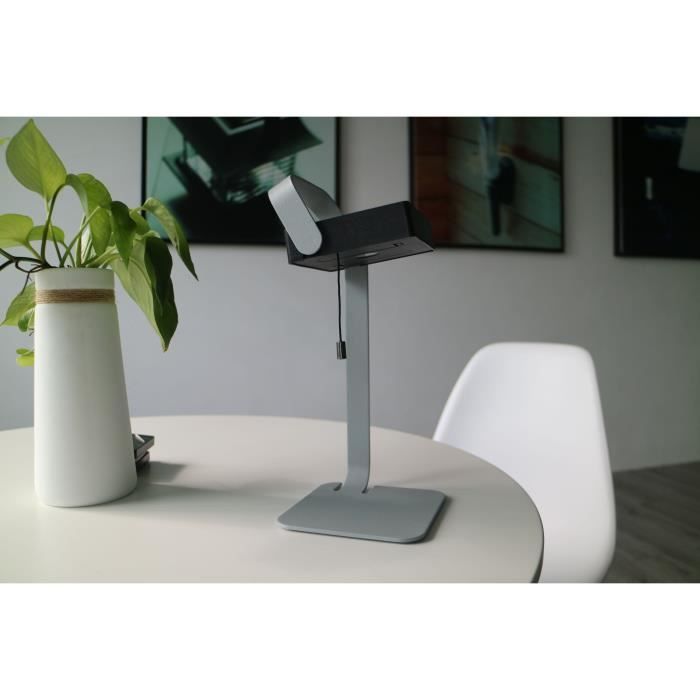 Designer solar table lamp - Easy - Grey