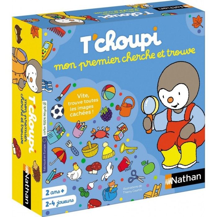 Board game - NATHAN - T'choupi my first seek and find - Search game for little ones
