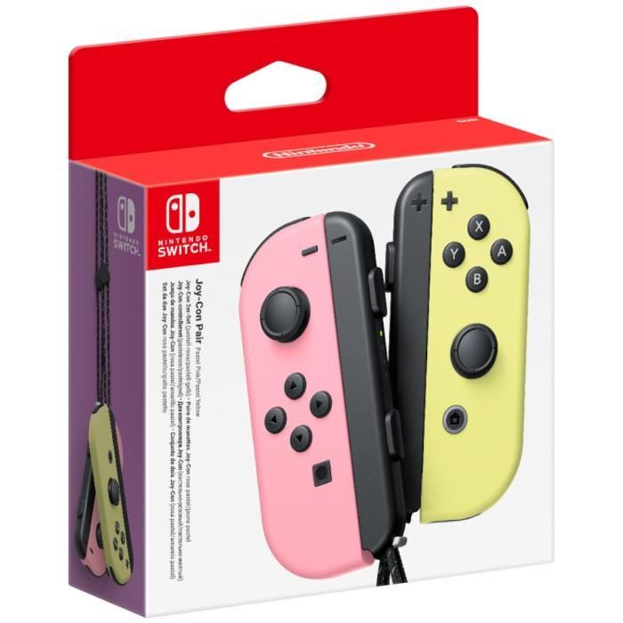 Pair of Pastel & Pastel Pastel Joy-Con Pink Pink Nintendo Switch