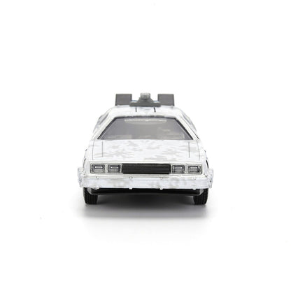 Back to the Future 40th Anniversary Time Machine Ice Effect Dlorean replica