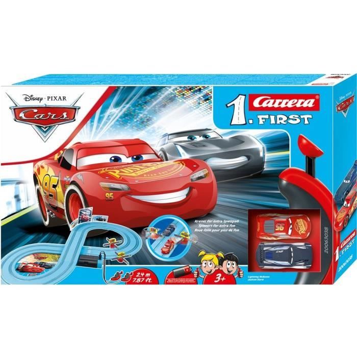 Carrera first Disney Cars 3 circuit 2.4 meters
