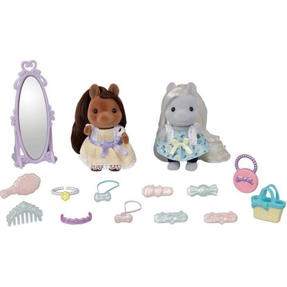 Sylvanian Families - The pony friends and their styling kits