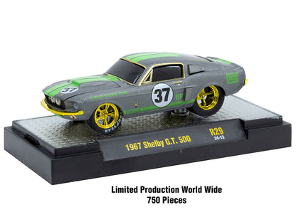 "Ground Pounders" 6 Cars Set Release 29 IN DISPLAY CASES Limited Edition 1/64 Diecast Model Cars by M2 Machines