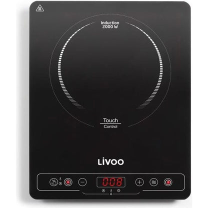 Livoo Doc235 Simple induction plate - 22cm - from 60 ° to 240 ° - Black