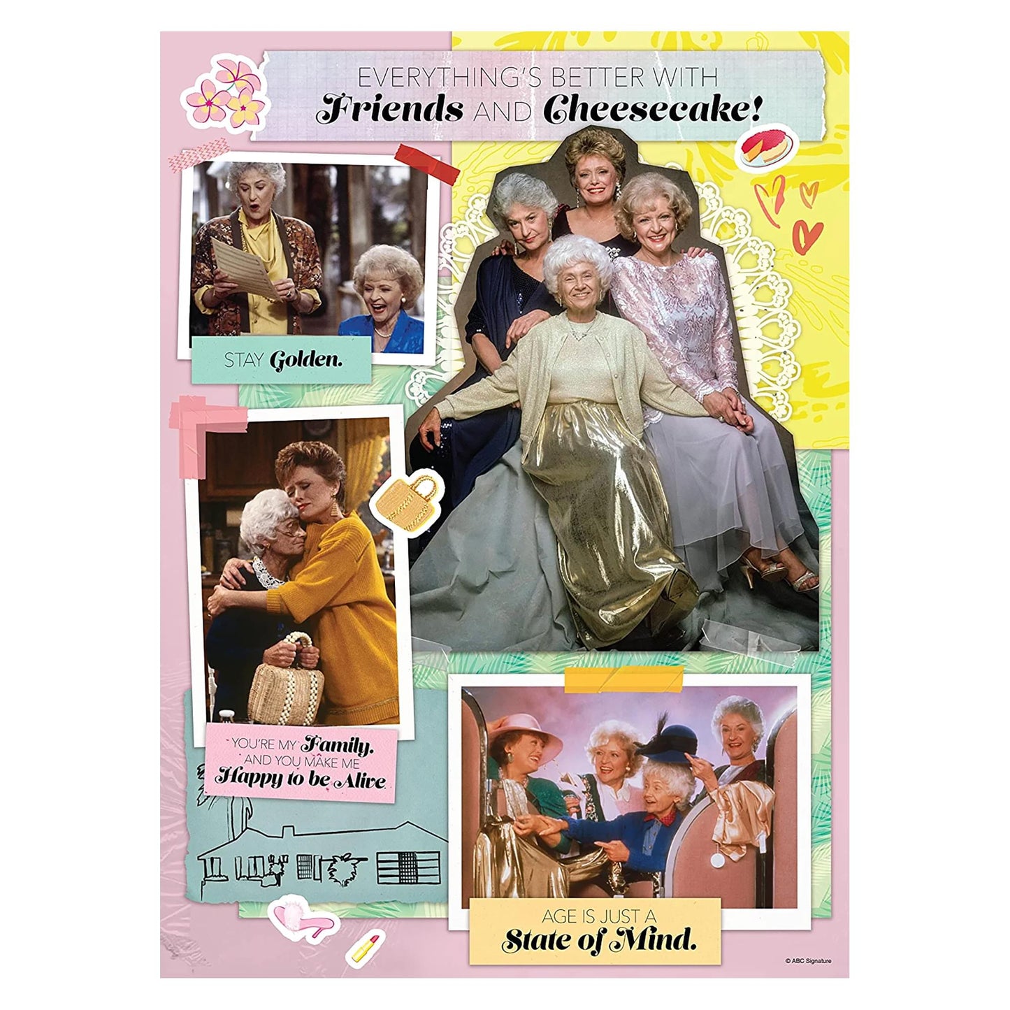 The Golden Girls Scrapbook 1000 Piece Jigsaw Puzzle