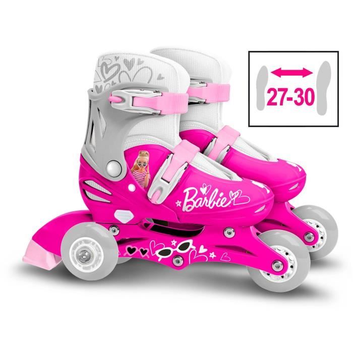 STAMP - Two-in-One 3 Wheel Inline Skates - Barbie