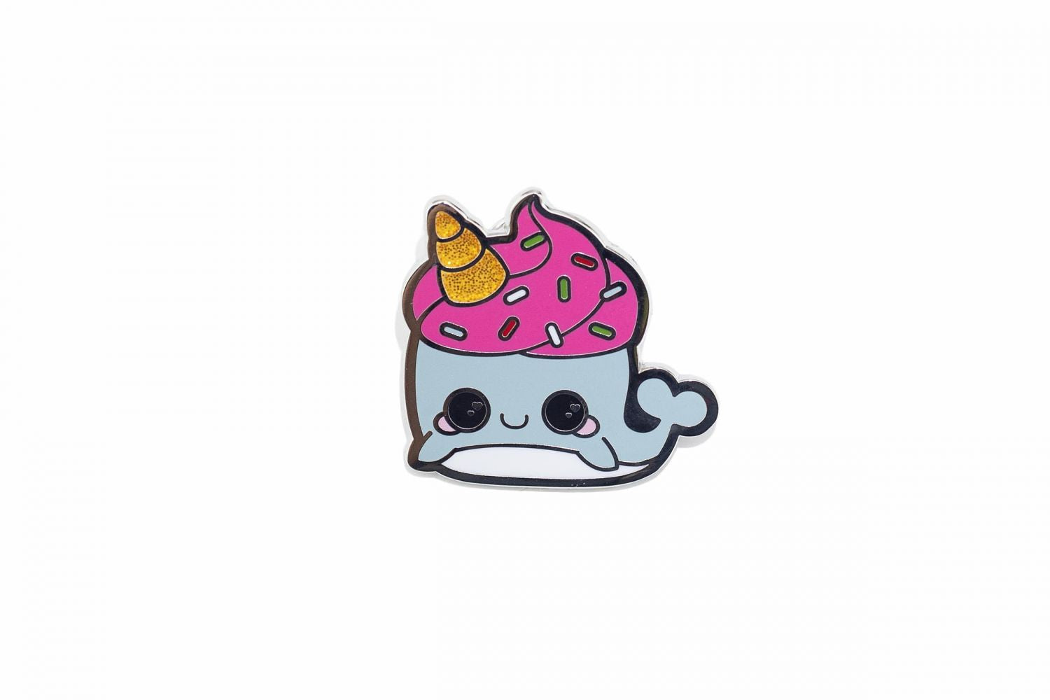 Glitter Galaxy Neddie Narwhal Soft Enamel Collector's Pin