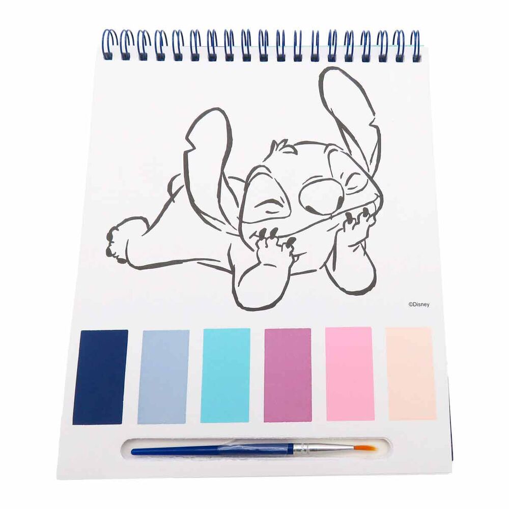 Disney Stitch watercolour sketchpad