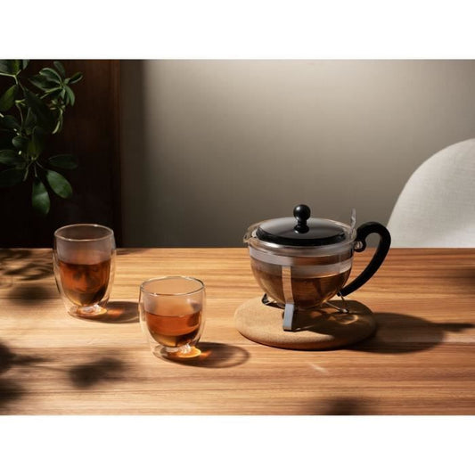 BODUM CHAMBORD Teapot with sieve 1L gray
