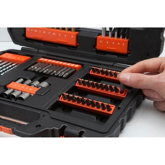 BLACK & DECKER Box 76 accessories drilling screwing A7231