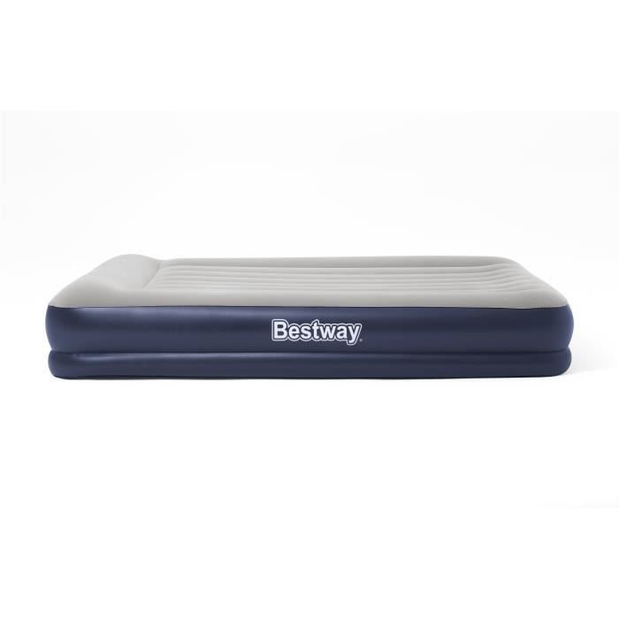 Inflatable bed - BESTWAY - 2-seater mattress - 203 x 152 x 36 cm - Integrated electric pump