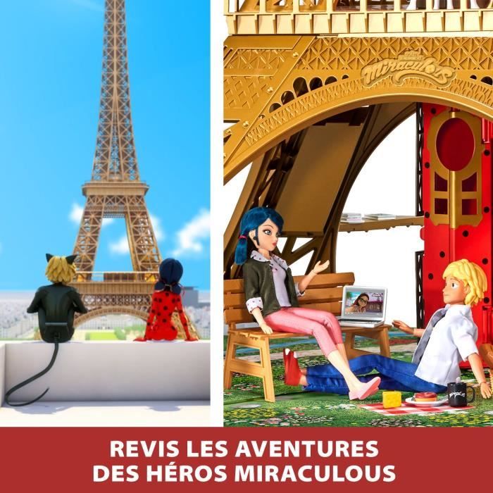 Playset deluxe Paris - BANDAI - Miraculous - Over 1.20 m with accessories