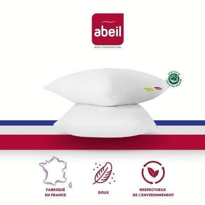 ABEIL Set of 2 Organic Comfort Pillows - 60 x 60 cm - White