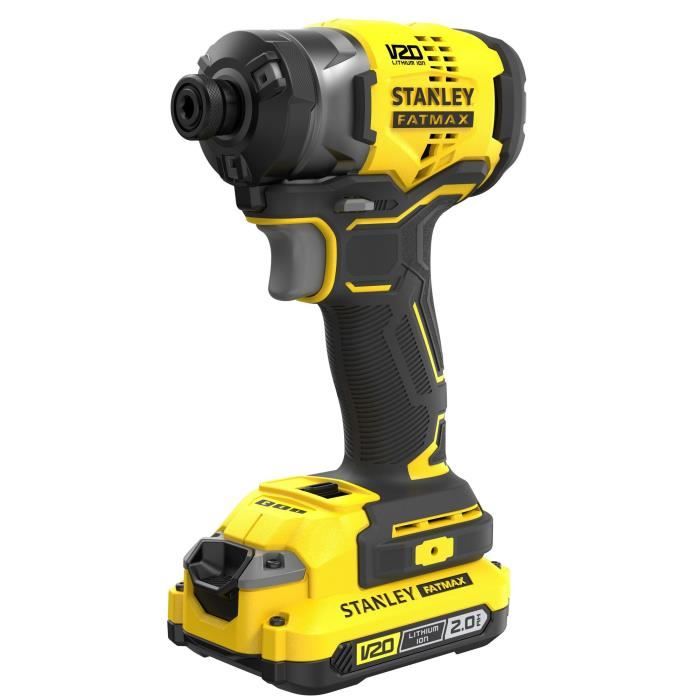 Impact screwdriver - STANLEY FATMAX V20 - SFMCF820D2K-QW - 190 Nm Brushless - Lithium 18V - 2 Batteries 2Ah