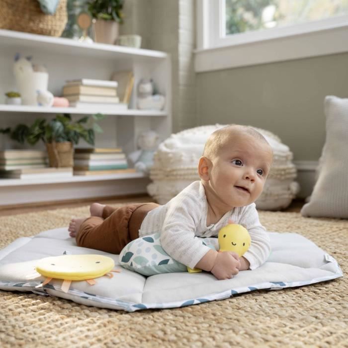 INGENUITY 6-in-1 Baby Bouncer Aid: Transforms into a Play Mat, Children's Teepee, Activity Table, Removable Toys