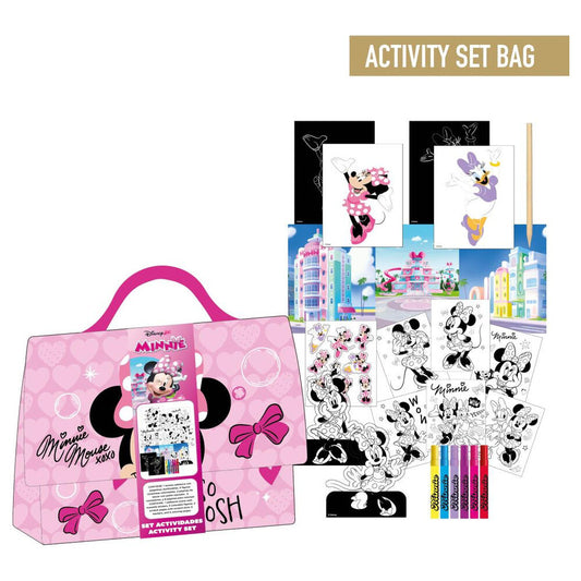 Disney Minnie Colouring bag set