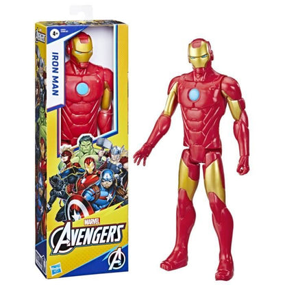Iron Man 30 cm Action Figure, Avengers Titan Hero Series Toy for Kids Ages 4 and Up, Marvel