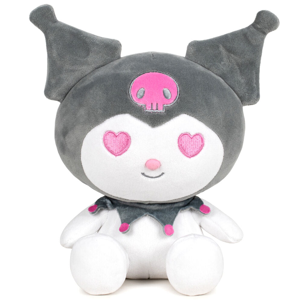 Hello Kitty Kuromi Grey plush toy 16cm