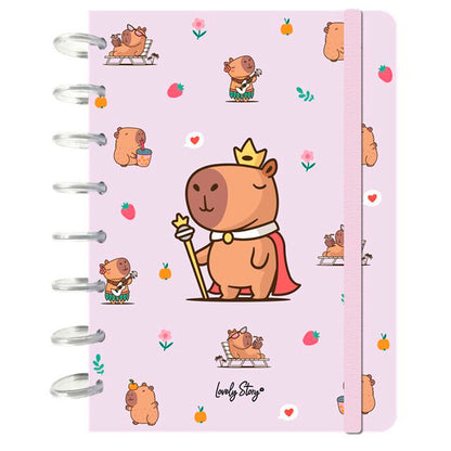 Capibara Majesty A5 notebook