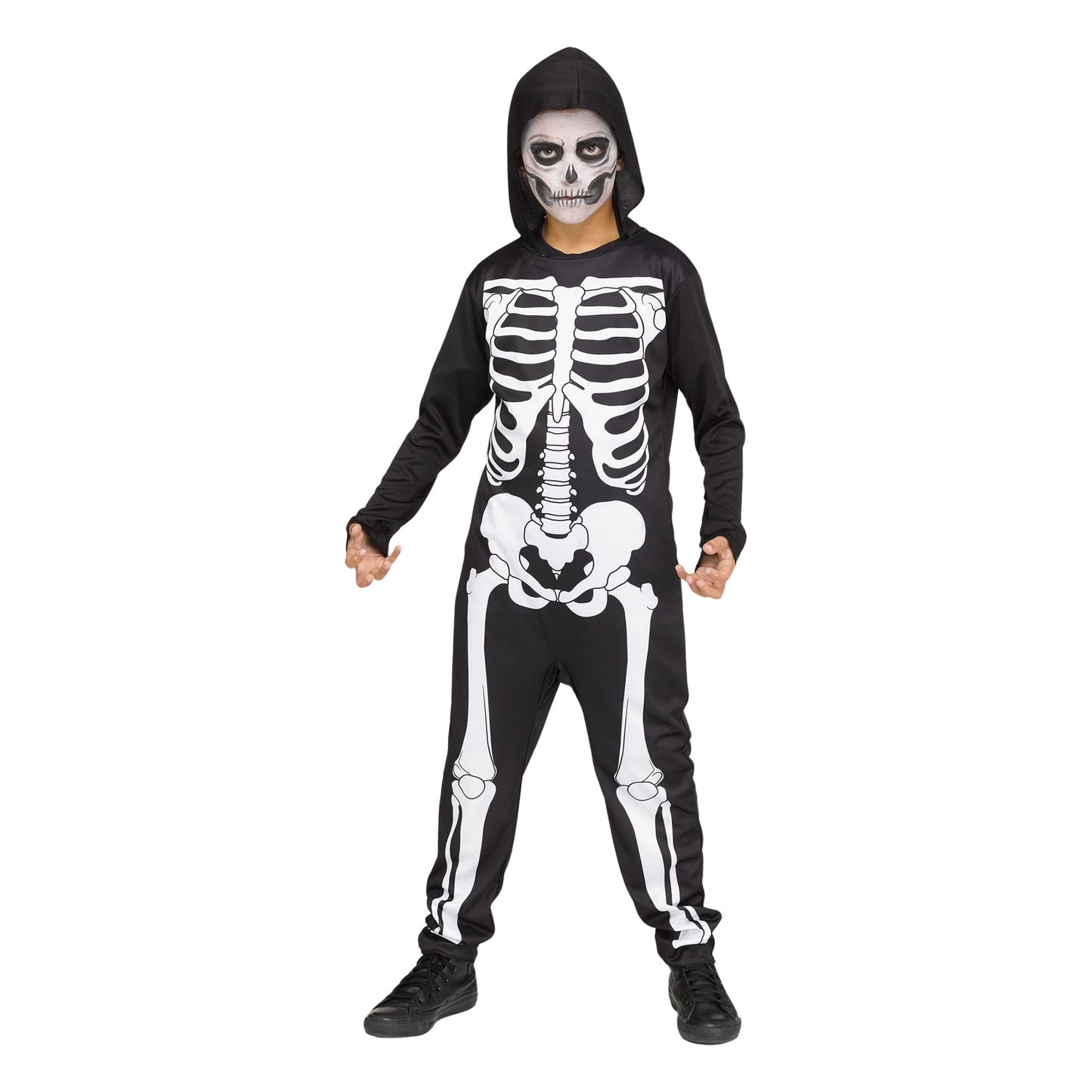 Skele Jumpsuit Child Costume | Large