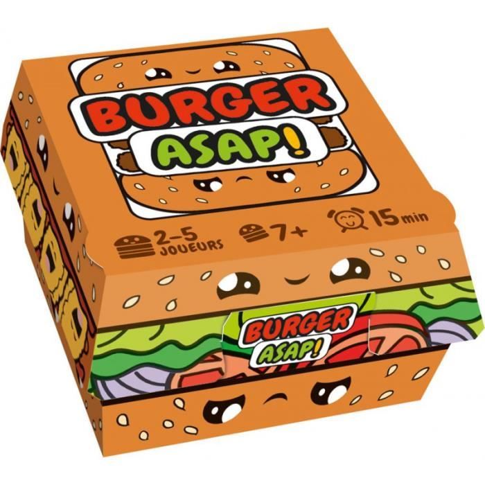 Burger ASAP - Asmodee - Speed game - 7 year olds