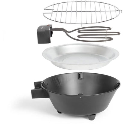 Electric table barbecue