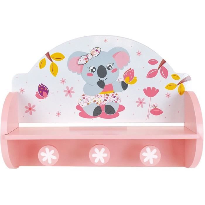 FUN HOUSE Mimi Cally Koala 713337 COAT RACK SHELF Dimensions: ± H. 33 x W. 46 x D. 15 cm for children