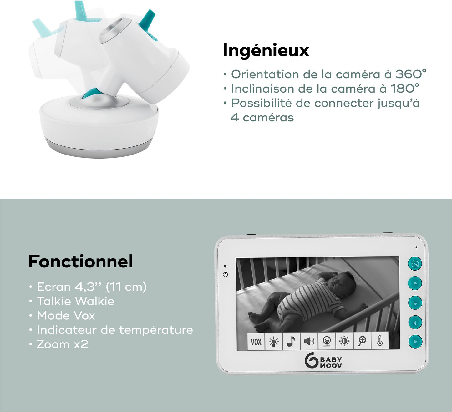 BABYMOOV Babyphone Video YOO-MOOV