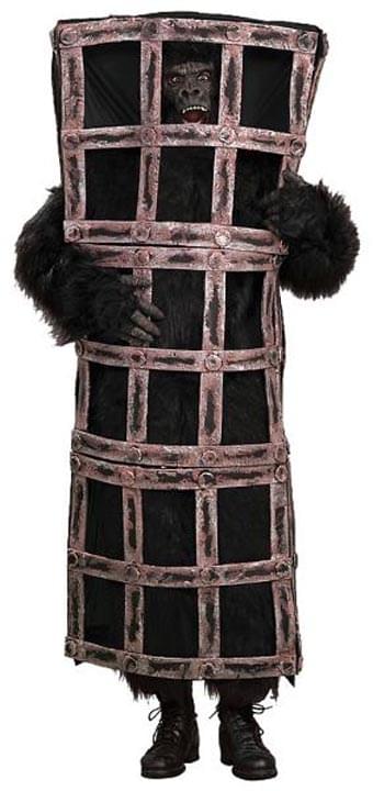 Gorilla Ape In Cage Costume Adult Standard