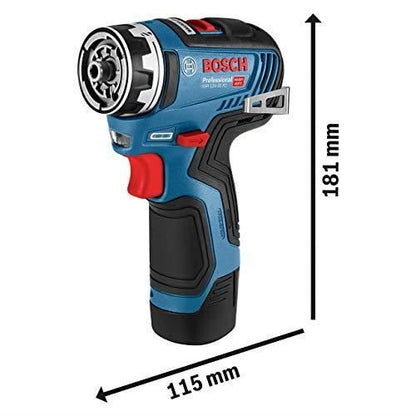 Bosch Professional GSR 12V-35 FC drill-screwdriver + 2 3.0Ah batteries + L-Boxx - 06019H3000