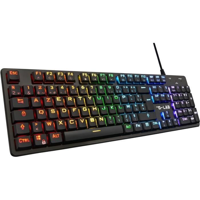 Wiring gaming keyboard the g -lab low profile switch - red