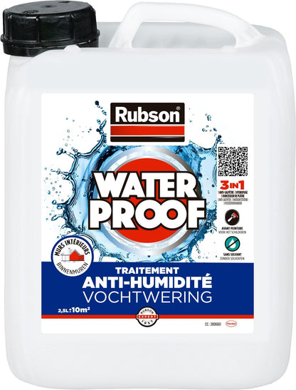 RUBSON Waterproofing treatment walls Wet interior colorless 2.5 L