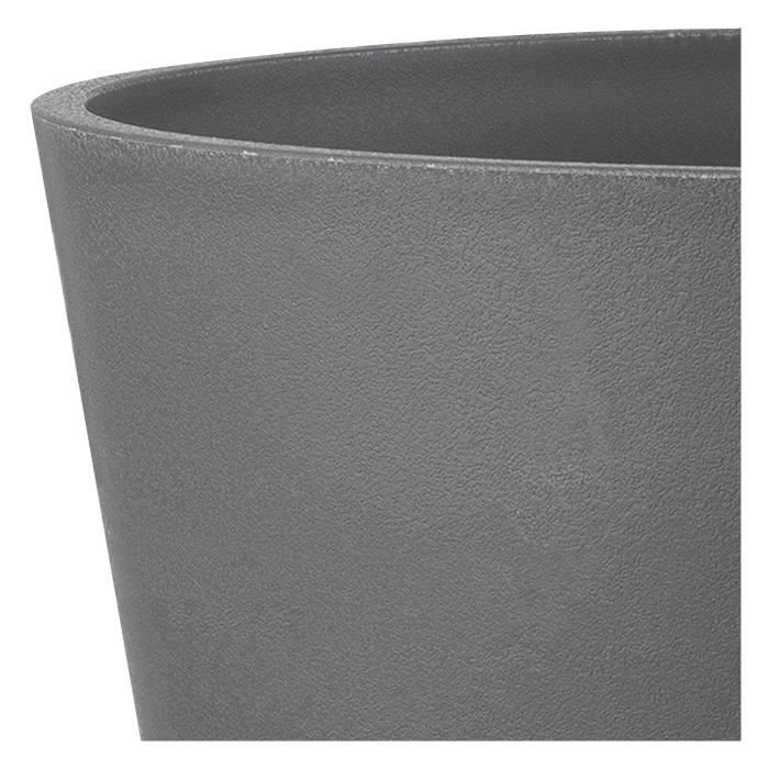 Flower pot - DEROMA - Origin - 49 L - Grey