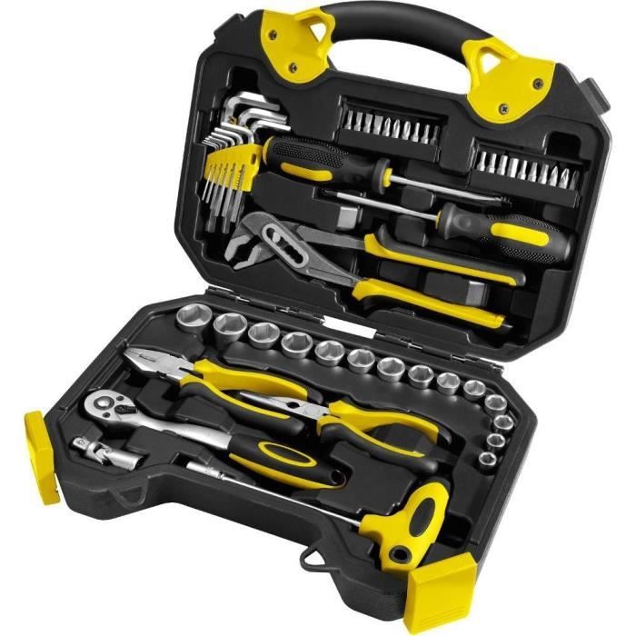 Tool Set - FIELDMANN - FDG 5002-54R - 54 pieces - 3/8 Dr. Sockets - Carrying case