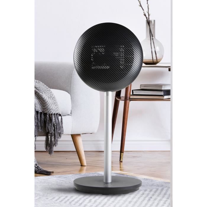 Turbo ceramic floor heater - 2000 W - DOMO - DO7349H - 34 x 28 x 81 cm - Black