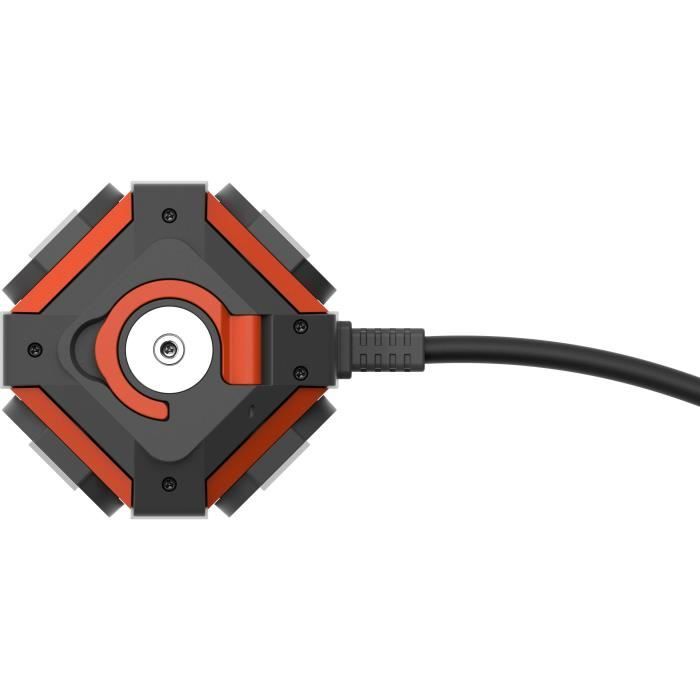 Power Globe - QUARX - IP44 - 4 sockets, switch, 3m cable