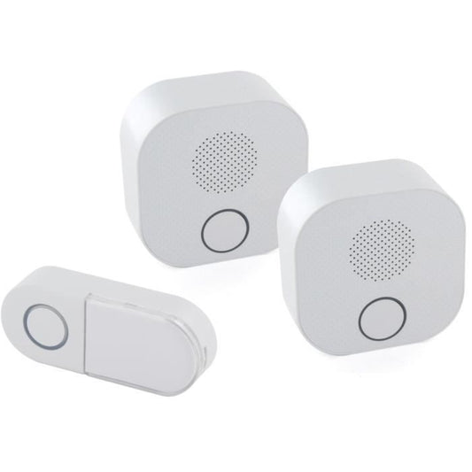 CHACON Wireless chime kit with 2 DIO Design receivers 200m