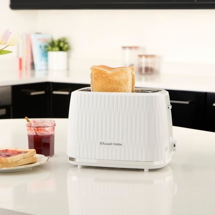 Toaster - RUSSELL HOBBS - EDEN - 800 W - 2 slots - White