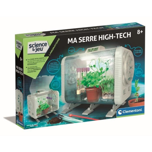 CLEMENTONI - My high-tech greenhouse - 3 ways to grow - Sensors to control brightness, temperature and humidity -