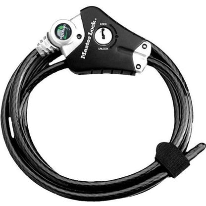 MASTER LOCK Patented anti-theft cable adjustable from 30 cm to 1.8 m