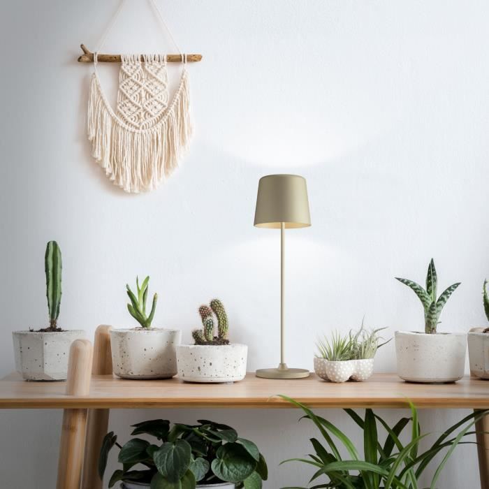 KAAMI BRILLIANT LED table lamp - Metal and plastic - Cappuccino - 2W - IP44