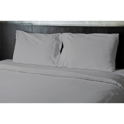 Flat sheet - HOME LINGE PASSION - 240 x 300 cm - Light grey